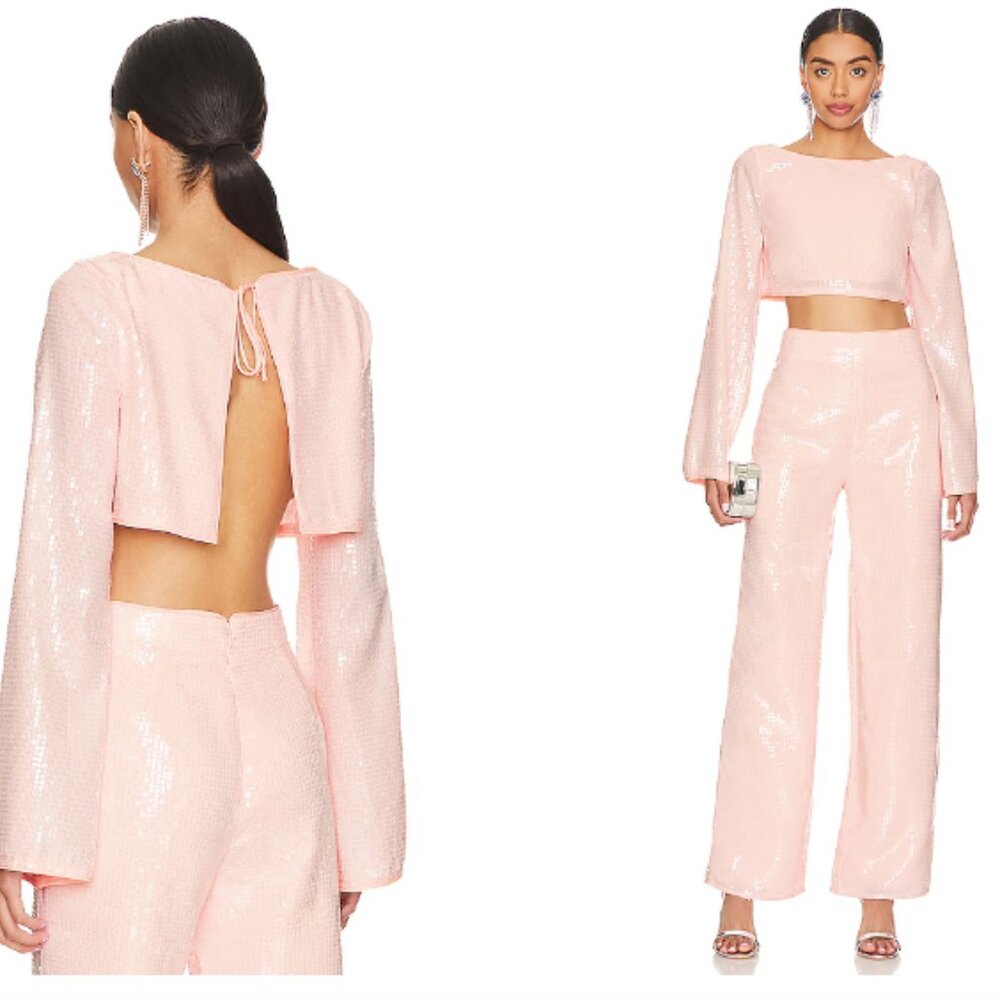 Lovers and Friends Leighton Sequin Top and Pants